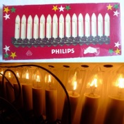 Lampki choinkowe Philips 15szt świeczki retro białe-ciepłe