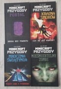 Minecraft Przygody. pakiet 4 ksiązki Stuart