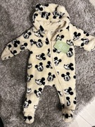 Kombinezon ocieplany myszka miki z uszkami 62 h&m