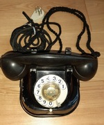 Stary telefon tarczowy ciężki, działa  AIEA T 