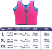 Kapok, kamizelka do pływania dla dzieci, regulowana rozmiar 135/150.