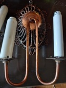 kinkiety na ścianę z mosiądzu 