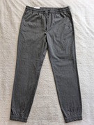 Nowe szare eleganckie spodnie joggery na gumie Burton London Slim 34 R