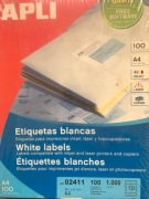 Etykiety uniwersalne APLI AP2411 99,1x 57mm