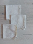 Chusteczki damskie materiałowe retro PRL, lata 60.