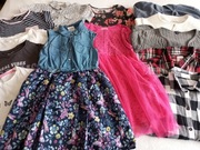 FAJNY ZESTAW UBRAŃ DLA DZIEWCZYNKI X 13 SZT. 140/146 CM 8-10 LAT