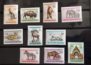 !!! WĘGRY 1961  / ZOO BUDAPESZT / 10szt... PEŁNA_SERIA...CZYSTE**!!!