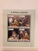 Gwinea Bissau 2005 Mi 2916-9   ark ptak sowa srebro  idealna  pozycja