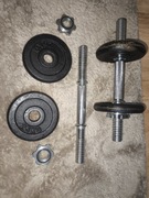 Hantle żeliwne idealne do domu 10 kg 