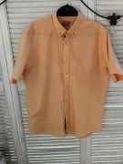 Męska koszula z krótkim rękawem Horse Riders, slim fit, 176/182 