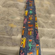 Pepsi - lata 90 krawat 100% jedwab.