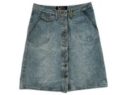 Spódniczka jeansowa denim vintage, Bik Bok, XS/S