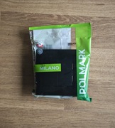 włącznik światła podwójny 2 czarny Polmark Milano