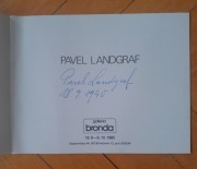 Pavel Landgraf broszura z autografem