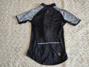 Koszulka rowerowa dziewczęca czarna Qwic - rozm.36