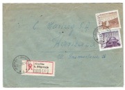 Józefów k.Biłgoraja - Koperty polecone 1969-75