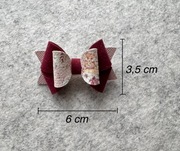 Kokardka dla psa, spinka, JESIEŃ, Hand Made