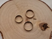 Złote obrączki 585 583 współczesne i vintage 