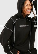 Ciepła bluza z kapturem damska oversize Boohoo nowa 