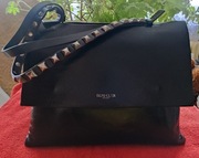 Damska skórzana torebka Deni clear Milano, prawie nowa