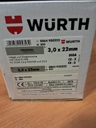 Gwoździe do osadzaka diga 22mm WURTH