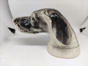 Seter angielski głowa figurka porcelana Japonia