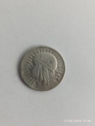 5 zł 1933 Głowa kobiety Polonia Jadwiga srebro