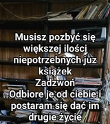 Przyjmę niepotrzebne książki 