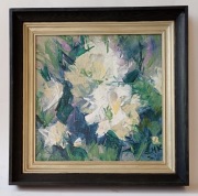 KWIATY, obraz akrylowy na płótnie