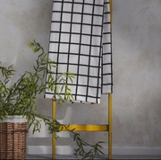 Home&You Koc Luki biało-czarny 150x200 Nowy