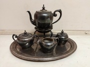 Zestaw do herbaty z podgrzewaczem plater GERO