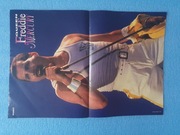 F. MERCURY (QUEEN), MICHAEL JACKSON, DE MONO - plakat z czasopisma Bravo.