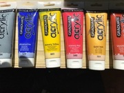 Farby akrylowe Daler – Rowney Acrylic zestaw 6 sztuk