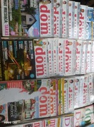 Czasopisma Własny Dom Murator plus katalogi projektów domów. 