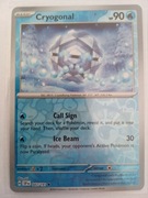 Pokemon TCG Cryogonal holo reverse Surging Sparks 47/191