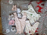 Paczka ubran 50 cm dziewczynka 