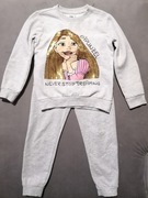 Sinsay Dresy Bluza Spodnie Roszpunka Cekiny R. 122