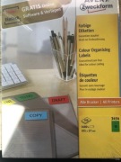 Etykiety kolorowe - zielone AVERY ZWECKFORM  105 x 37 mm 3454