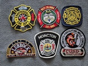 Zestaw 6 naszywka Straż  Pożarna  USA Bardzo rzadkie