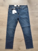 Spodnie jeansy Mustang Vegas Slim dżinsy męskie granatowe nowe 38/34