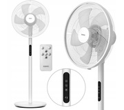 Wentylator stojący HYG wiatrak podłogowy cichy mocny 5 łopatek aż 45cm XXL