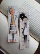 Zakładka do książki - kobietki 07 2szt