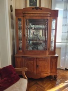 Piękny zabytkowy kredens witryna Biedermeier