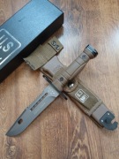 Nóż taktyczny bagnet wojskowy Titanium Coated U.S NAVY Full Tang