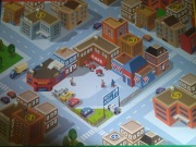 Teama - Play Mat, mapa zabaw miasto dla dzieci