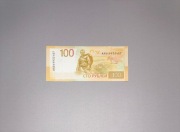 Rosja 100 rubli 2022 r., banknot zagraniczny UNC