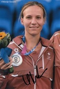 Viktorija GOLUBIC oryginalny autograf! TENIS medal IO