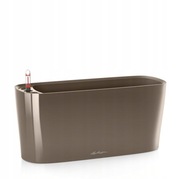 Doniczka LECHUZA DELTA samonawadniająca kolor ZŁOTY POŁYSK 15/18/40