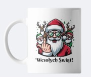 Kubek „Wesołych Świąt!” – humorystyczny świąteczny wzór