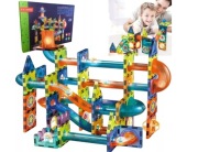 KLOCKI MAGNETYCZNE KONSTRUKCYJNE ŚWIECĄCY TOR 110el 3D MAGNETIC EDUKACYJNE